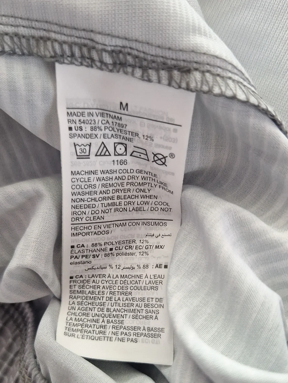 Old Navy Light Gray Striped Casual Athletics Shorts Medium